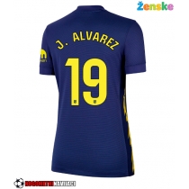 Ženske Nogometnih dresov Atletico Madrid Julian Alvarez #19 Gostujoči 2025-26 Kratki rokavi